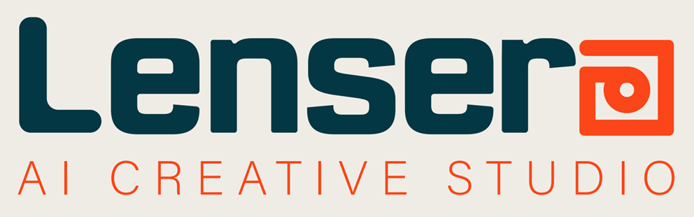 Lensera AI Creative Studio logo